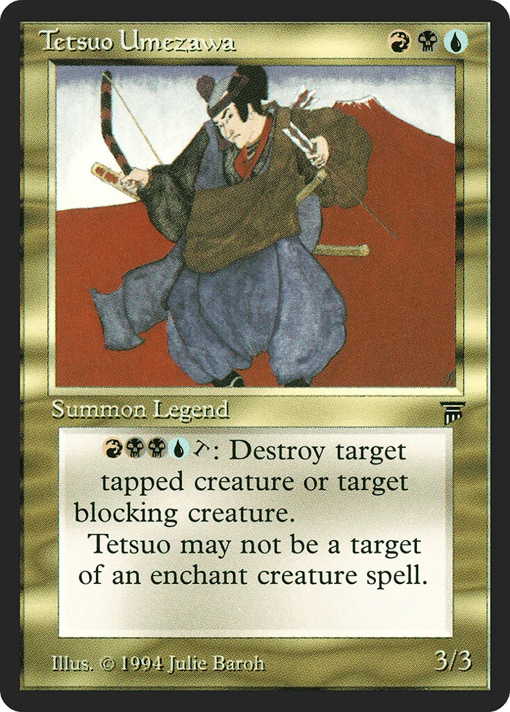 Tetsuo Umezawa · Legends