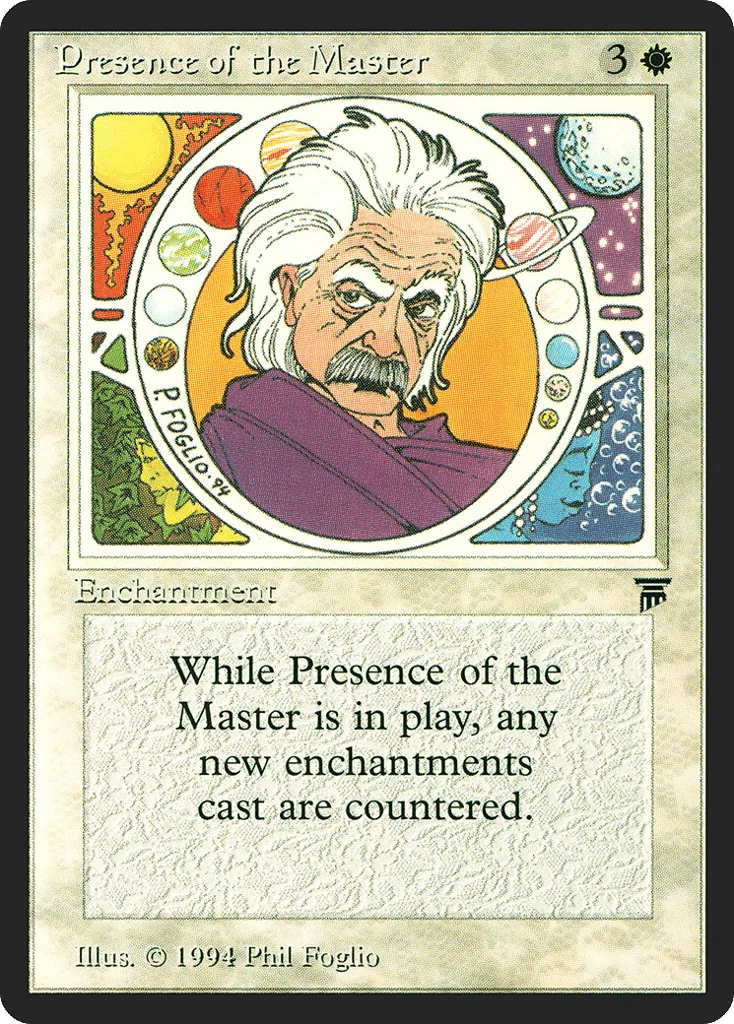 Presence of the Master · Legends