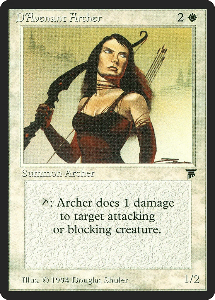 D'Avenant Archer · Legends