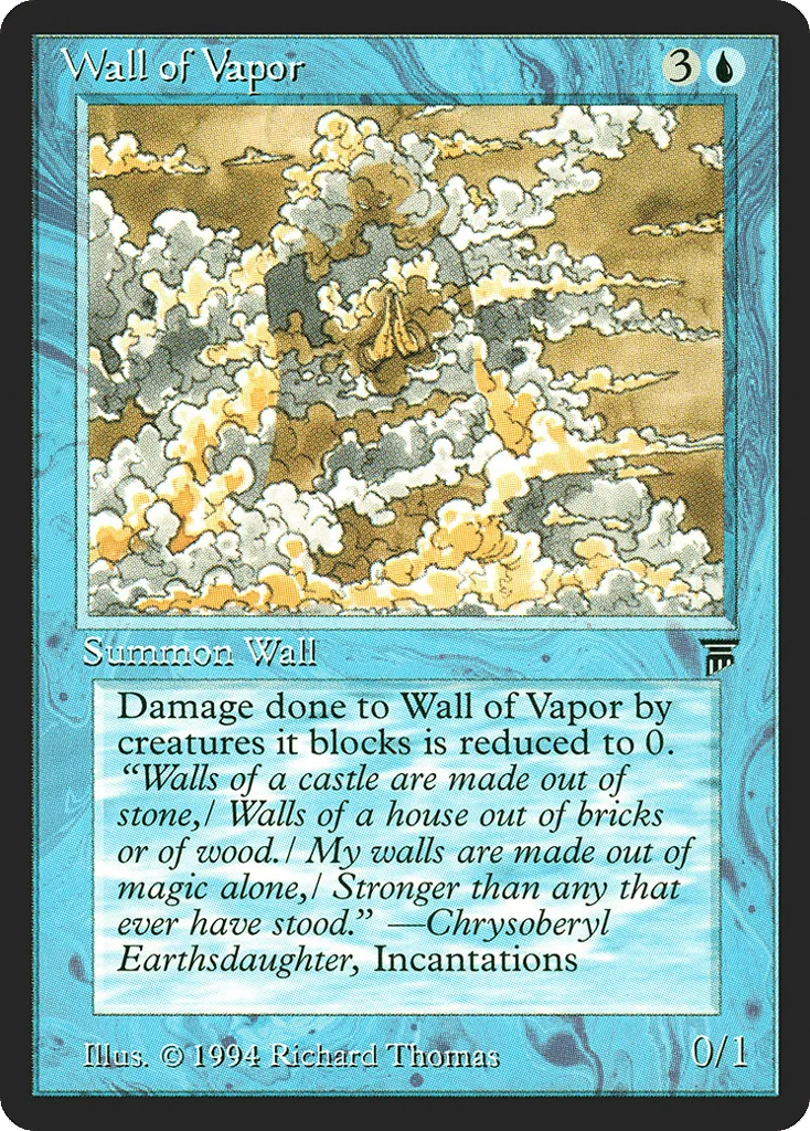 Wall of Vapor · Legends