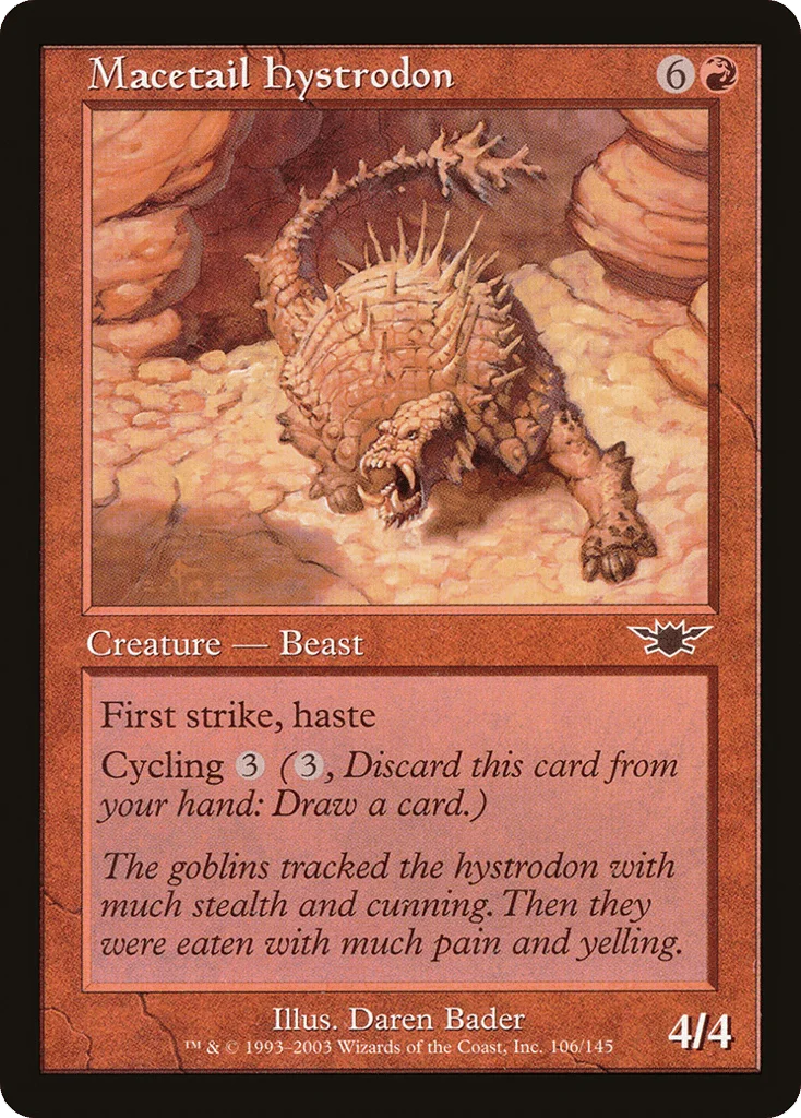 Macetail Hystrodon · Legions