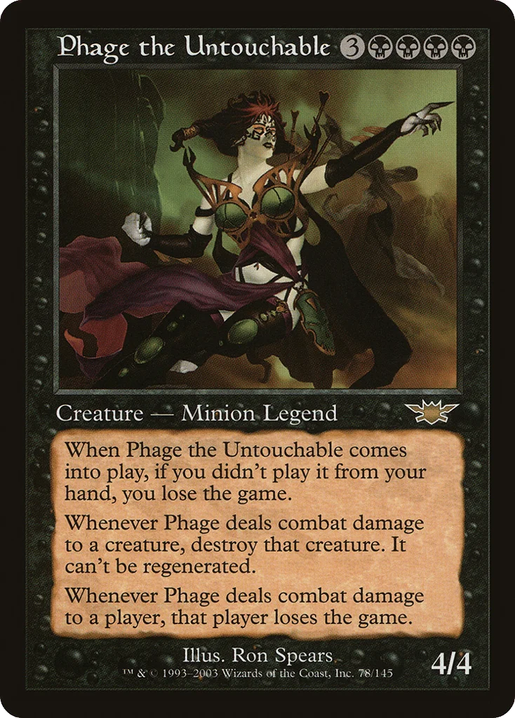 Phage the Untouchable · Legions
