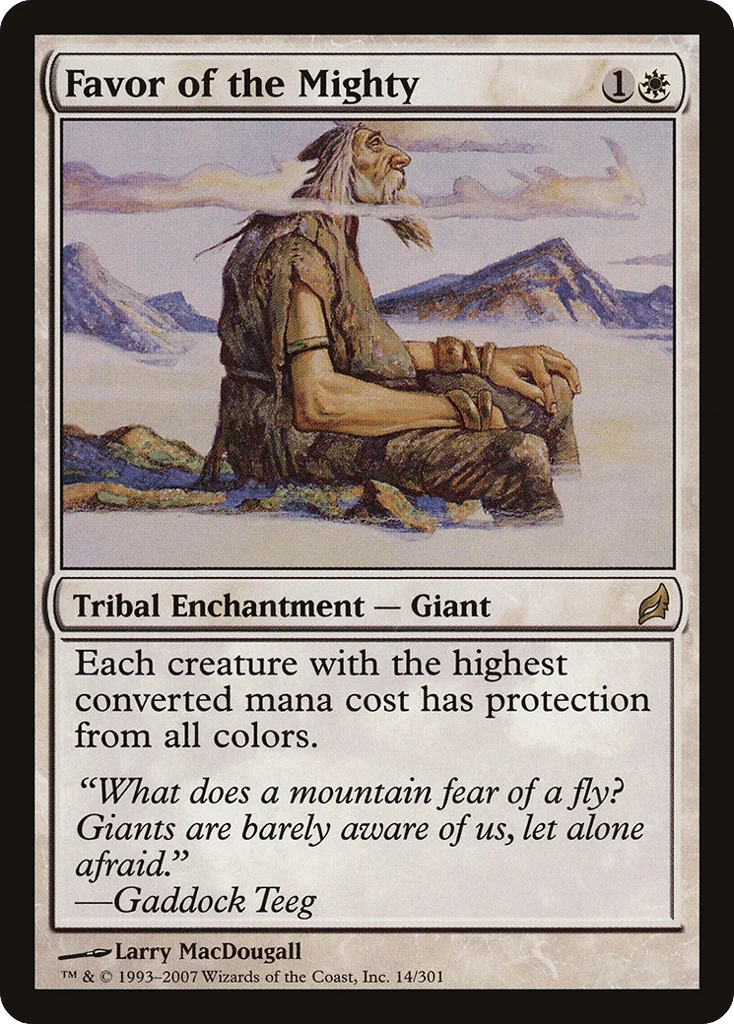 Favor of the Mighty · Lorwyn