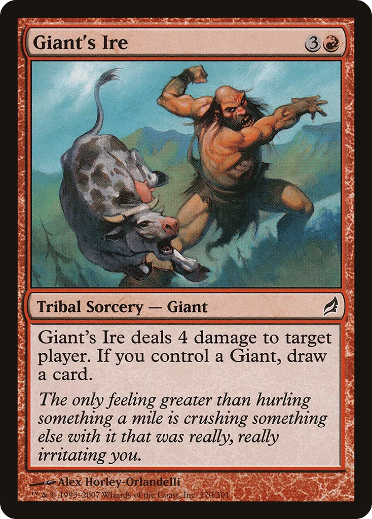 Giant's Ire · Lorwyn