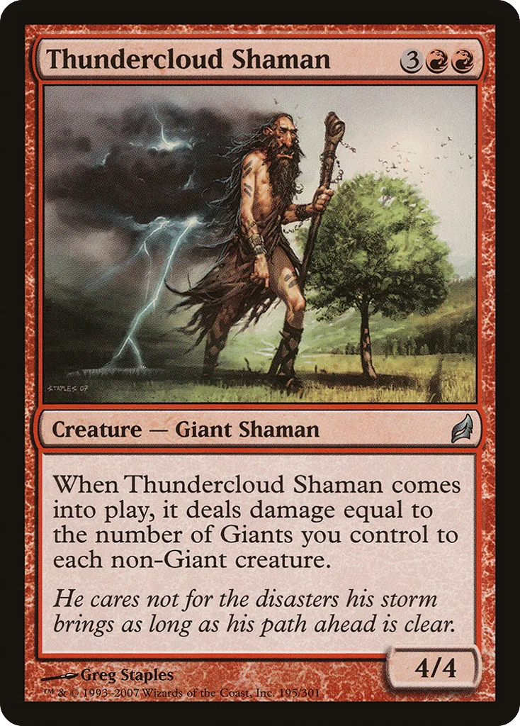 Thundercloud Shaman · Lorwyn