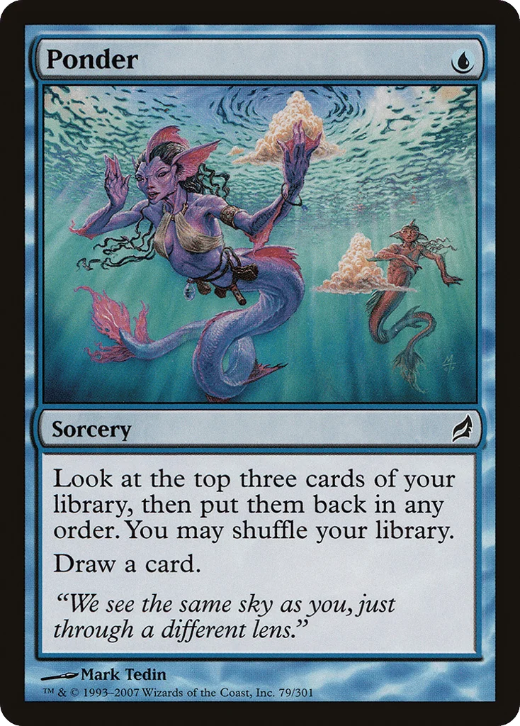 Ponder · Lorwyn