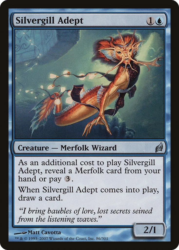 Silvergill Adept · Lorwyn