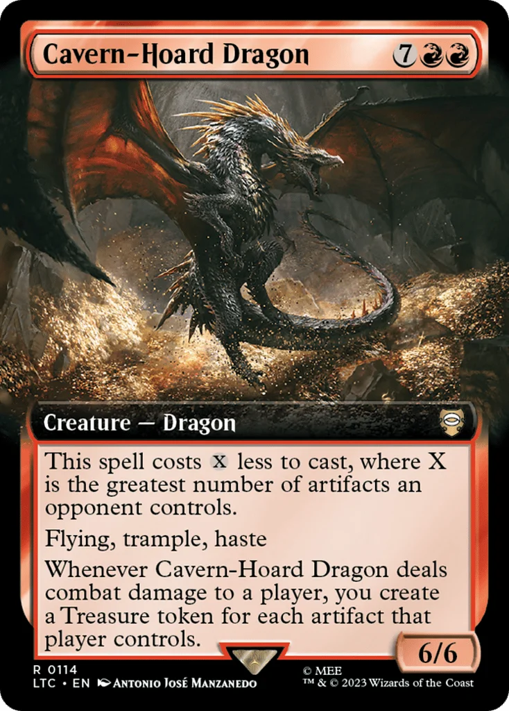 Cavern-Hoard Dragon · Tales of Middle-earth Commander