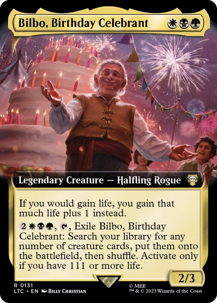 Bilbo, Birthday Celebrant · Tales of Middle-earth Commander