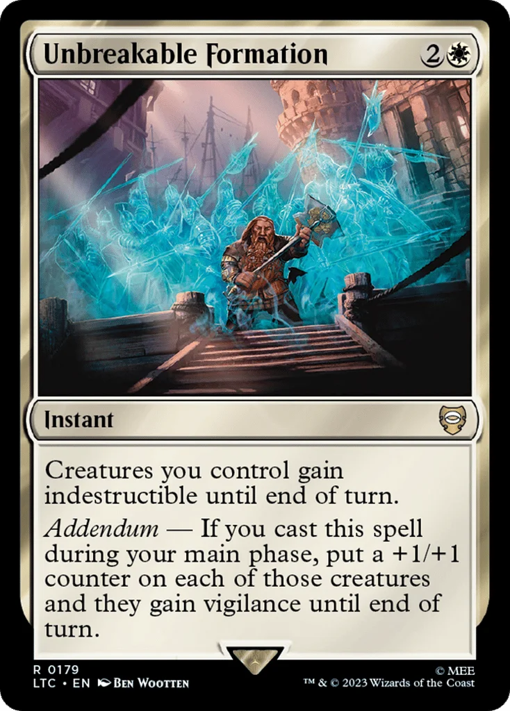 Unbreakable Formation · Tales of Middle-earth Commander