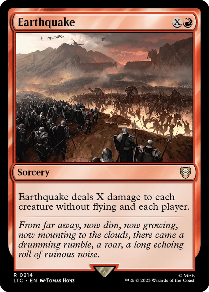 Earthquake · Tales of Middle-earth Commander