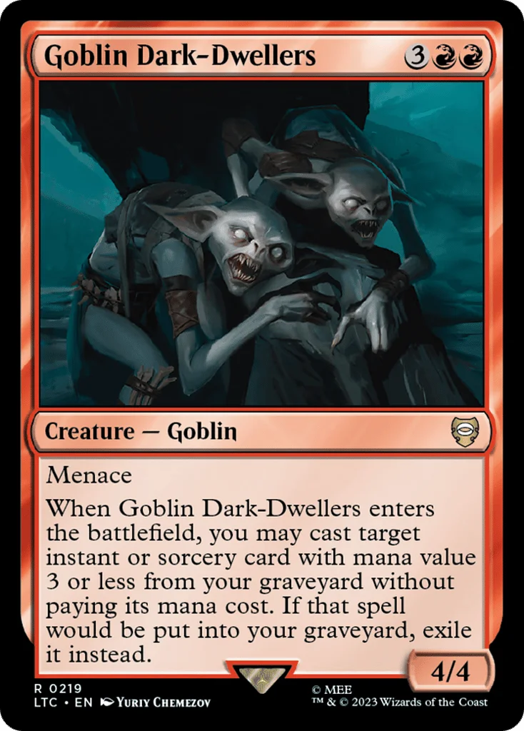Goblin Dark-Dwellers · Tales of Middle-earth Commander