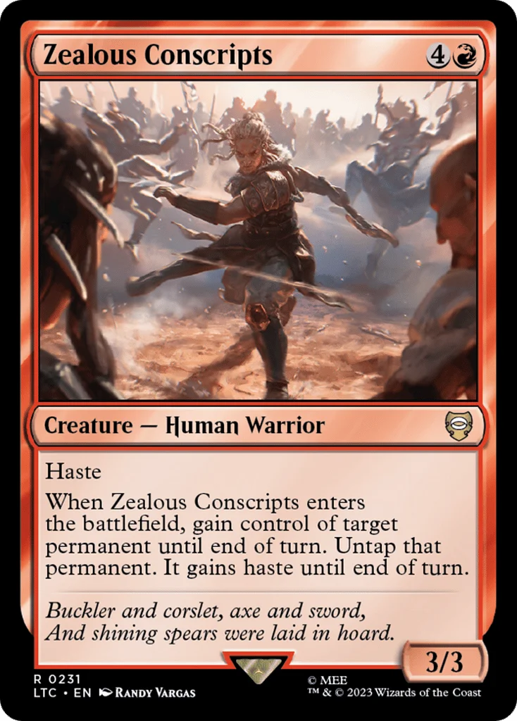 Zealous Conscripts · Tales of Middle-earth Commander