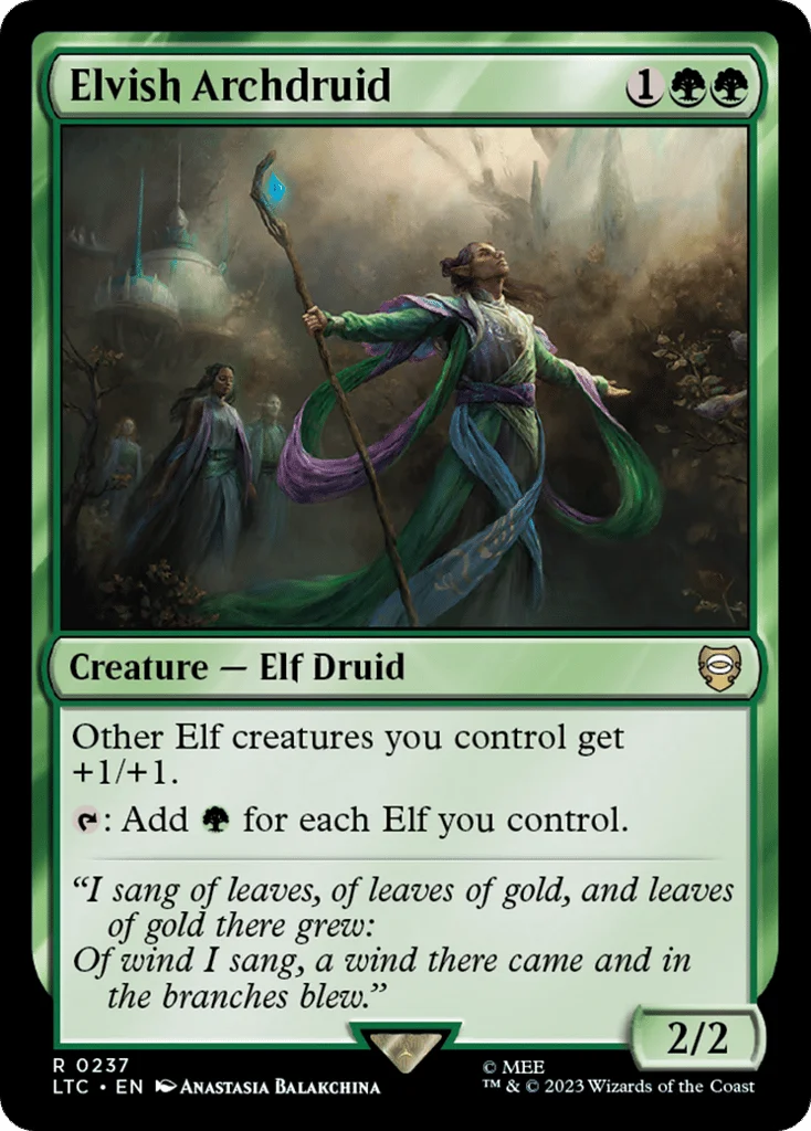 Elvish Archdruid · Tales of Middle-earth Commander