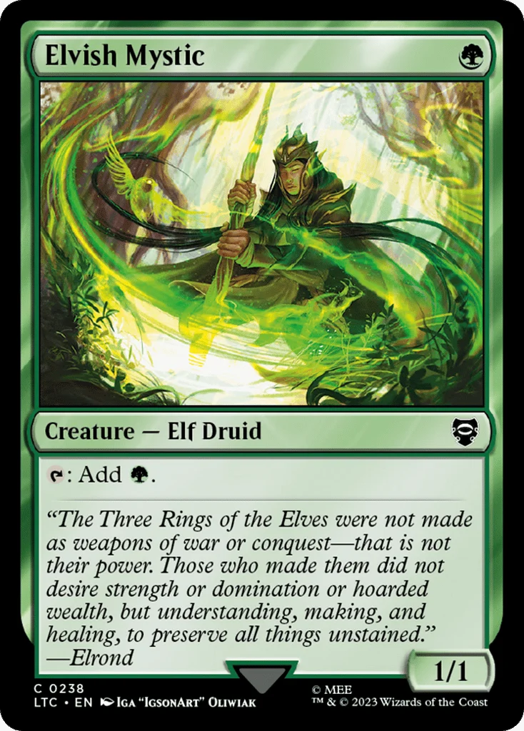 Elvish Mystic · Tales of Middle-earth Commander