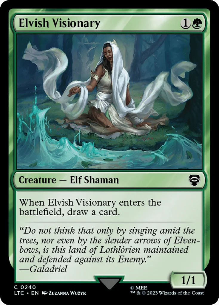 Elvish Visionary · Tales of Middle-earth Commander