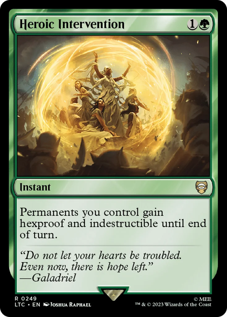 Heroic Intervention · Tales of Middle-earth Commander
