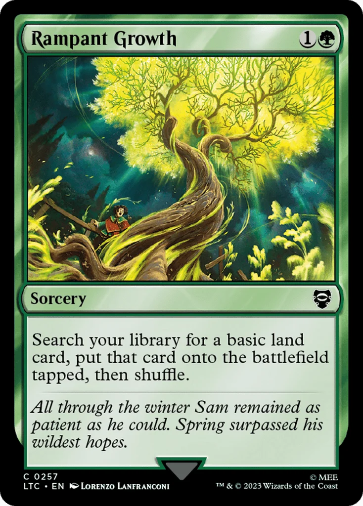 Rampant Growth · Tales of Middle-earth Commander