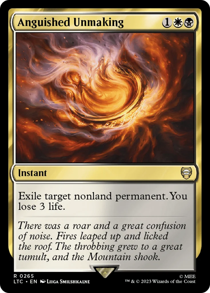 Anguished Unmaking · Tales of Middle-earth Commander