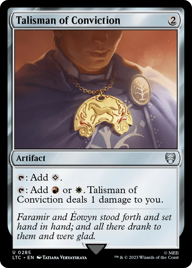 Talisman of Conviction · Tales of Middle-earth Commander