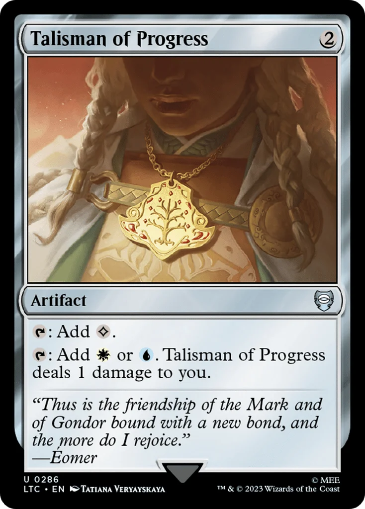 Talisman of Progress · Tales of Middle-earth Commander