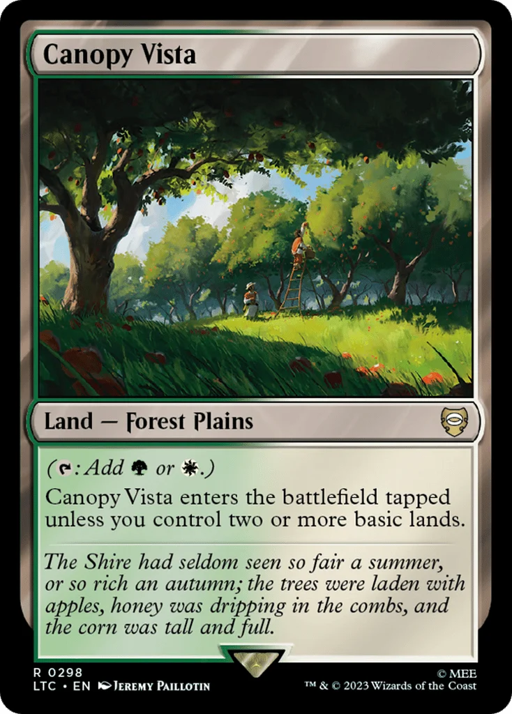 Canopy Vista · Tales of Middle-earth Commander