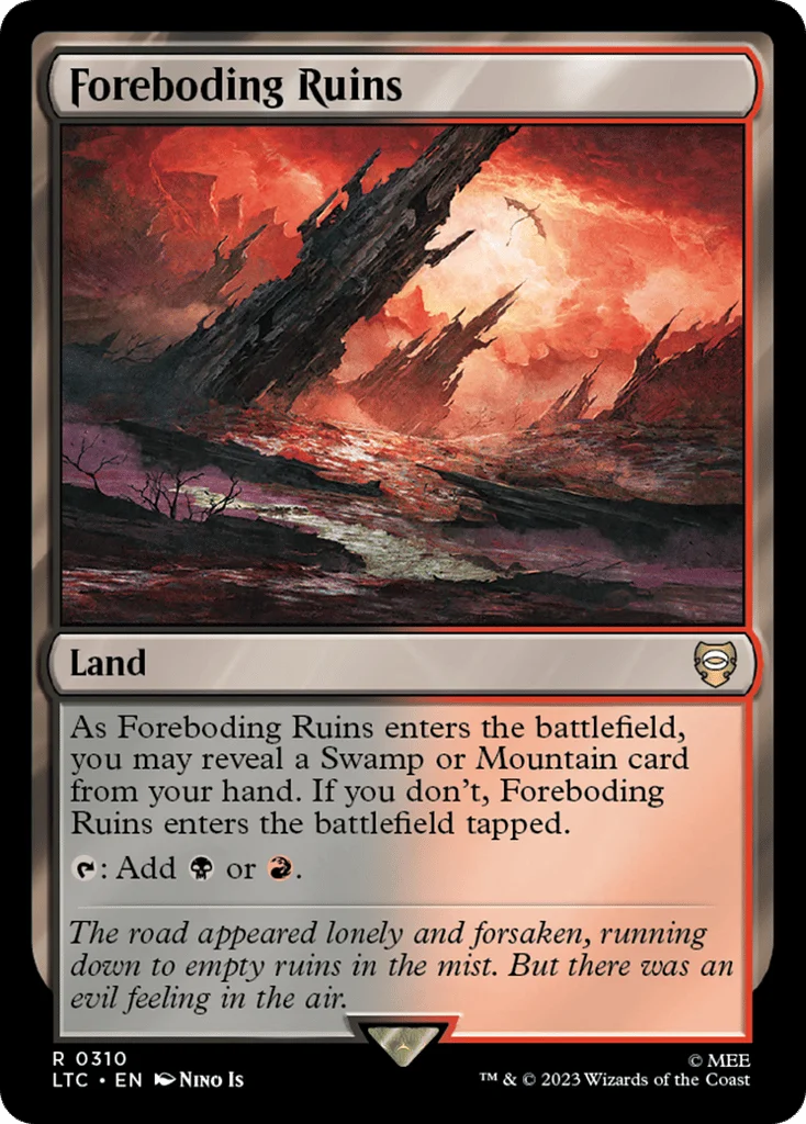 Foreboding Ruins · Tales of Middle-earth Commander