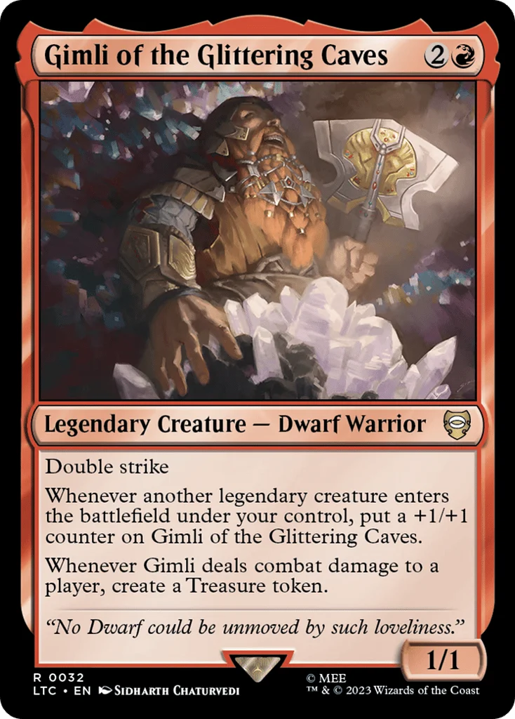 Gimli of the Glittering Caves · Tales of Middle-earth Commander