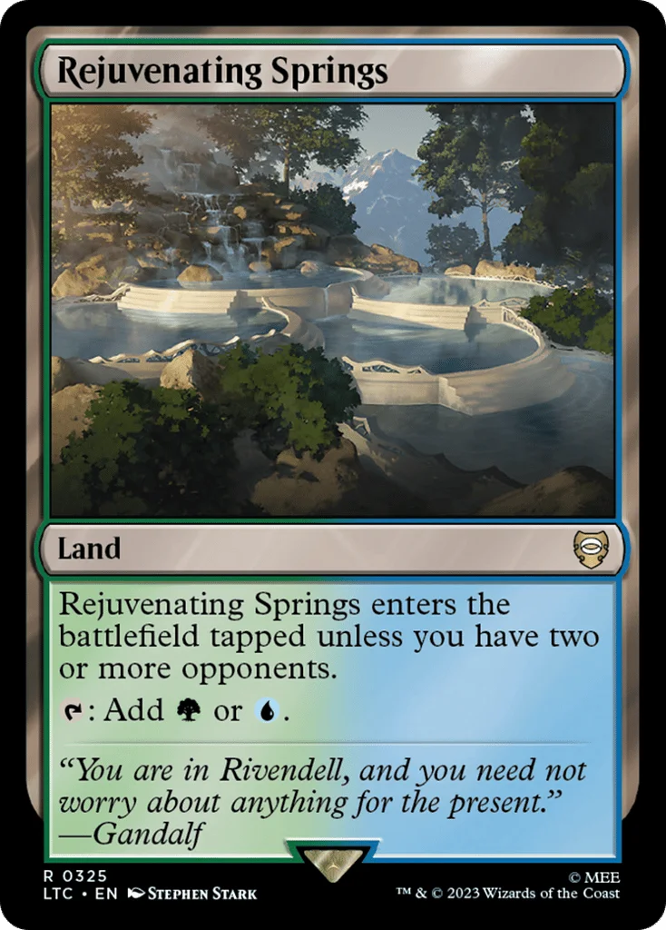 Rejuvenating Springs · Tales of Middle-earth Commander