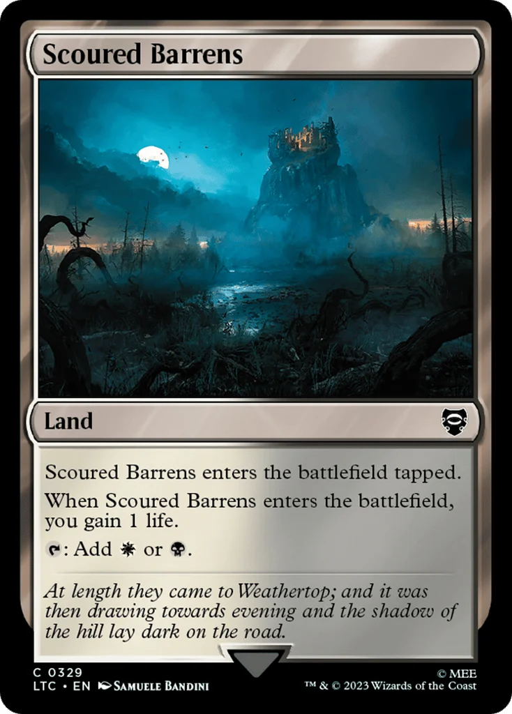 Scoured Barrens · Tales of Middle-earth Commander