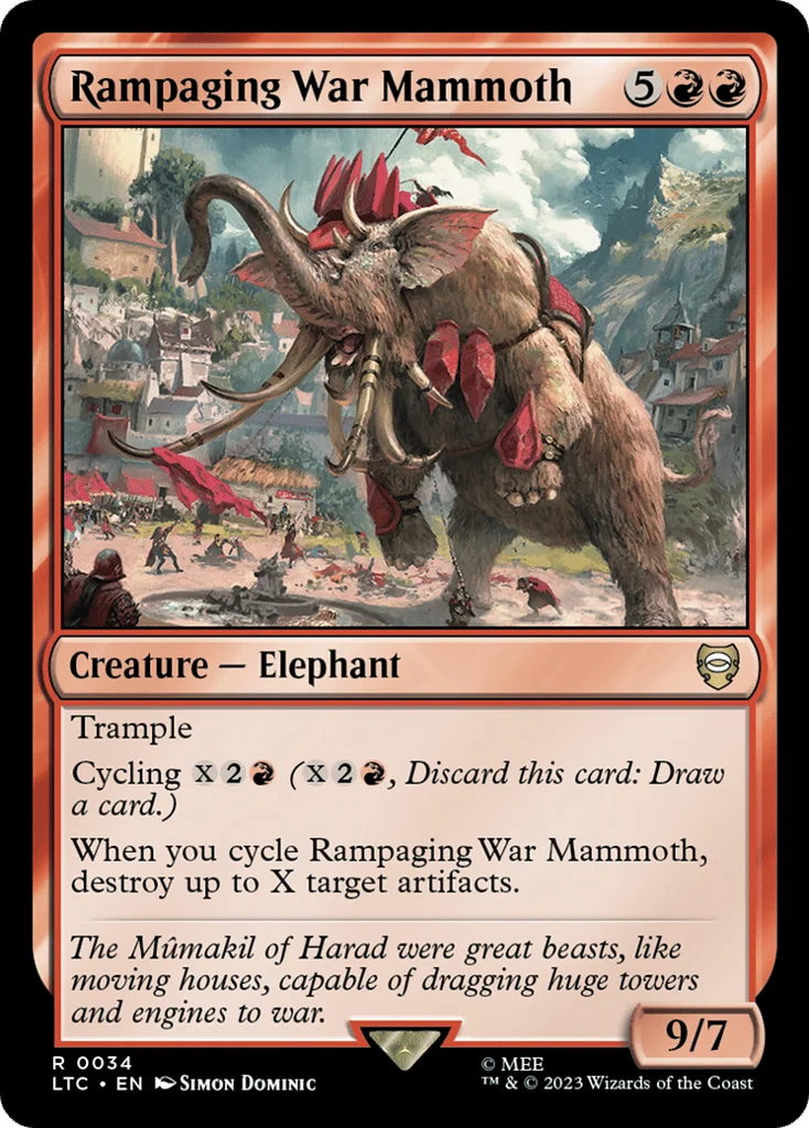 Rampaging War Mammoth · Tales of Middle-earth Commander