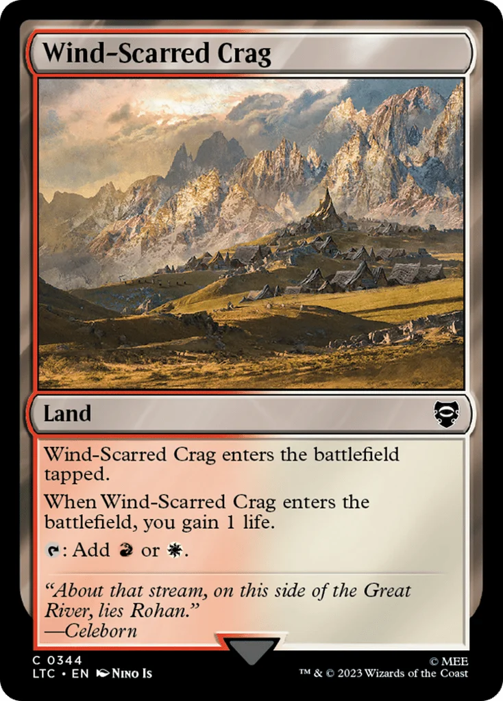 Wind-Scarred Crag · Tales of Middle-earth Commander