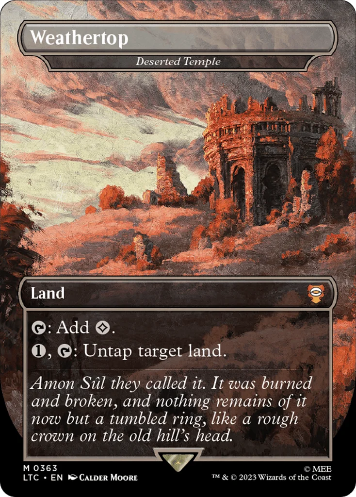Deserted Temple · Tales of Middle-earth Commander