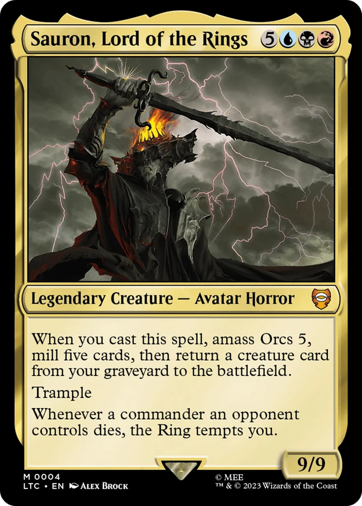 Sauron, Lord of the Rings · Tales of Middle-earth Commander