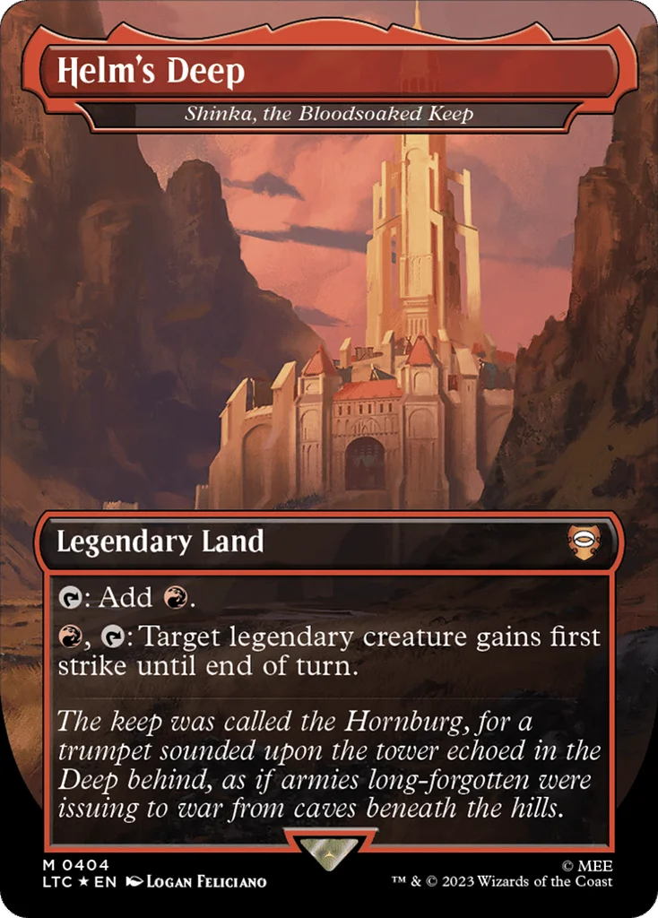 Shinka, the Bloodsoaked Keep · Tales of Middle-earth Commander