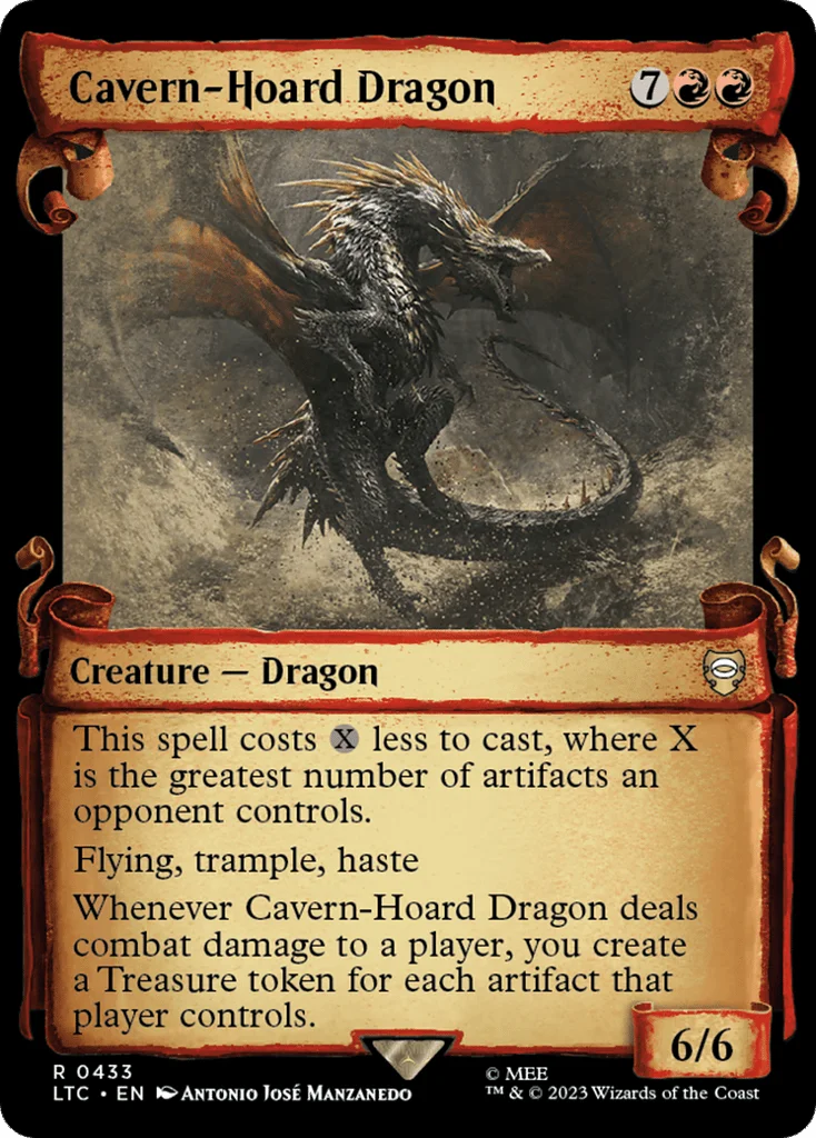 Cavern-Hoard Dragon · Tales of Middle-earth Commander
