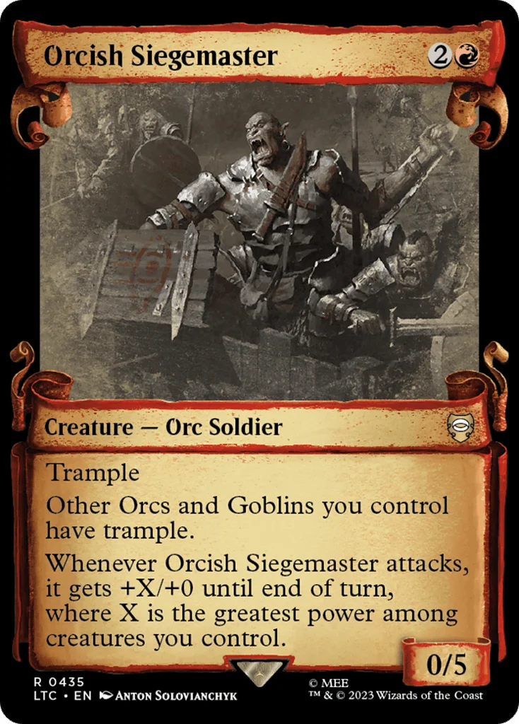 Orcish Siegemaster · Tales of Middle-earth Commander