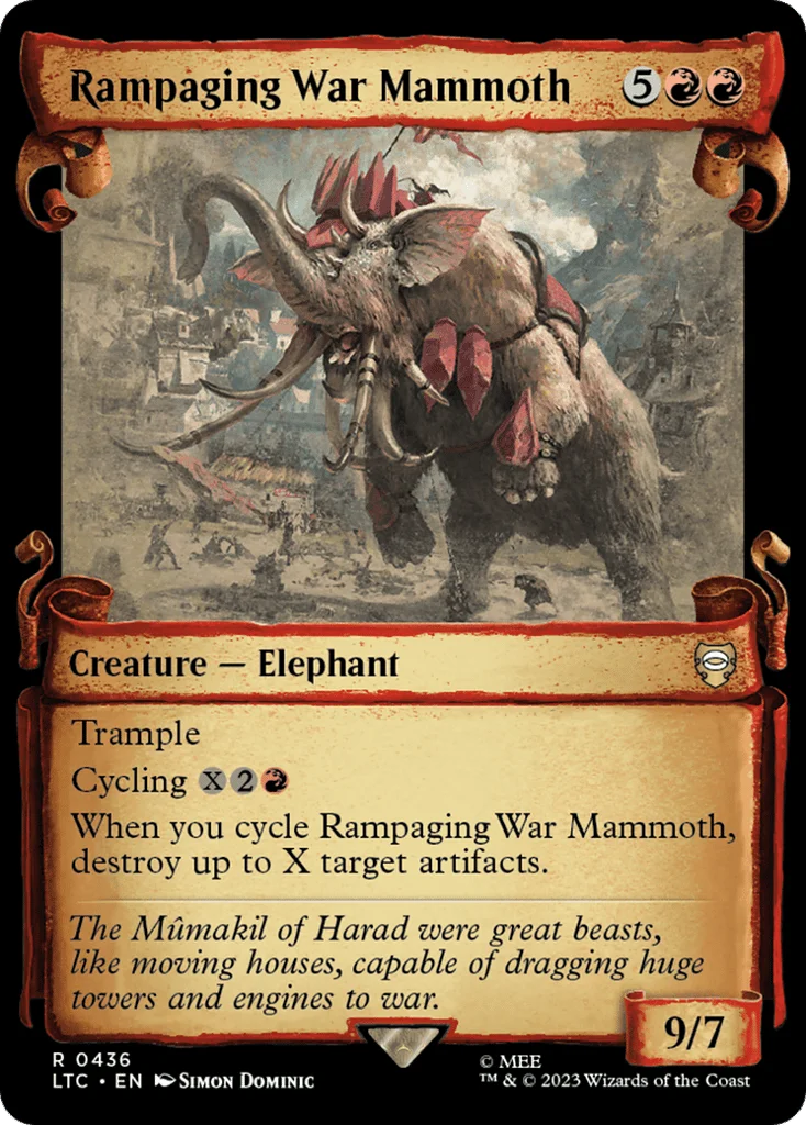 Rampaging War Mammoth · Tales of Middle-earth Commander