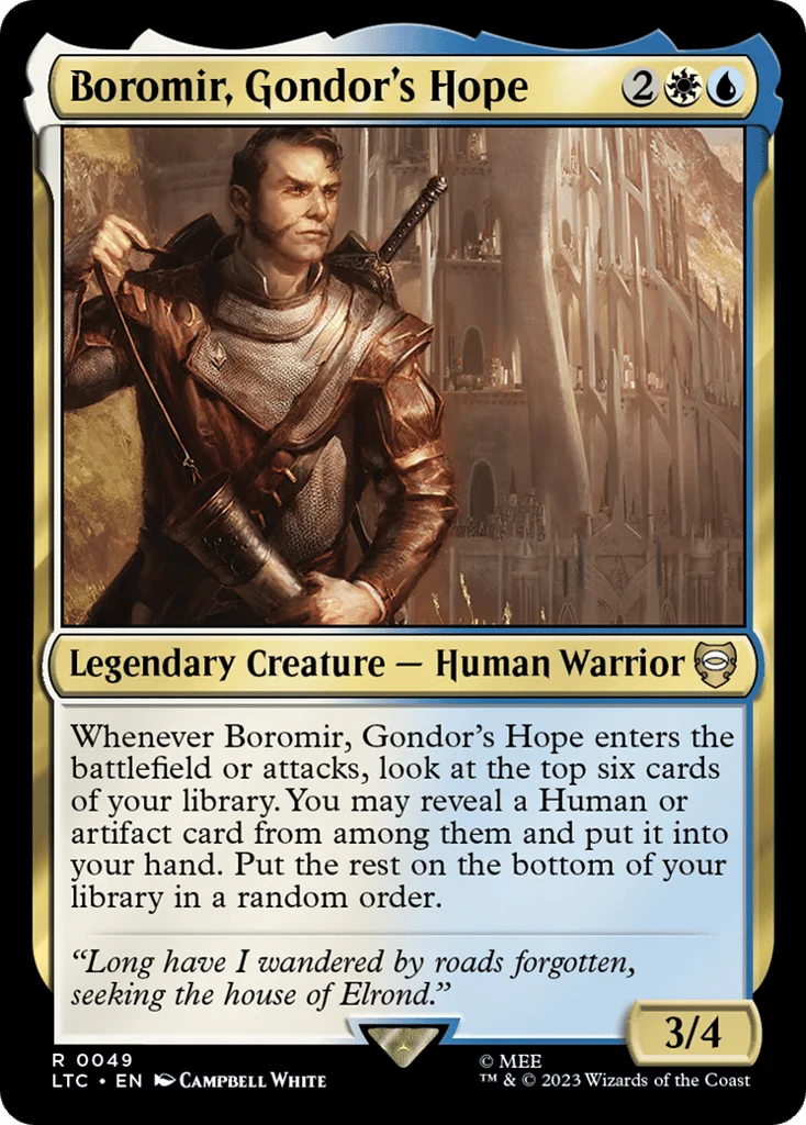 Boromir, Gondor's Hope · Tales of Middle-earth Commander