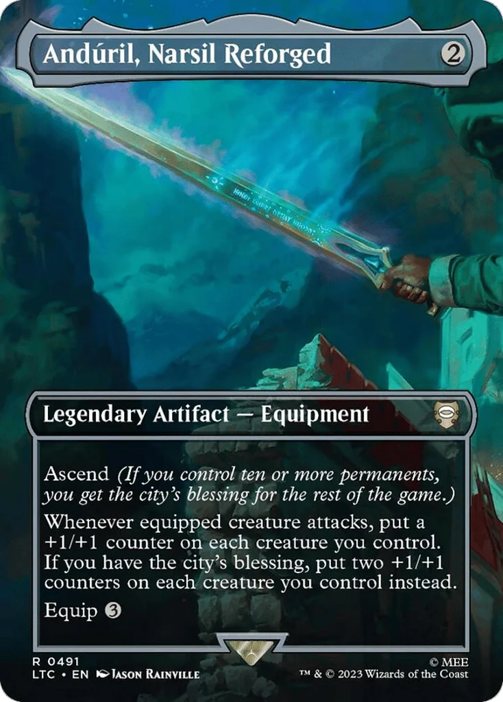 Andúril, Narsil Reforged · Tales of Middle-earth Commander
