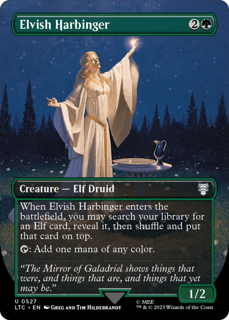 Elvish Harbinger · Tales of Middle-earth Commander