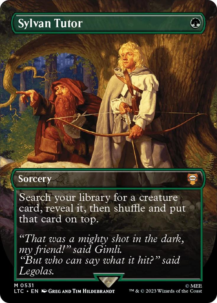 Sylvan Tutor · Tales of Middle-earth Commander