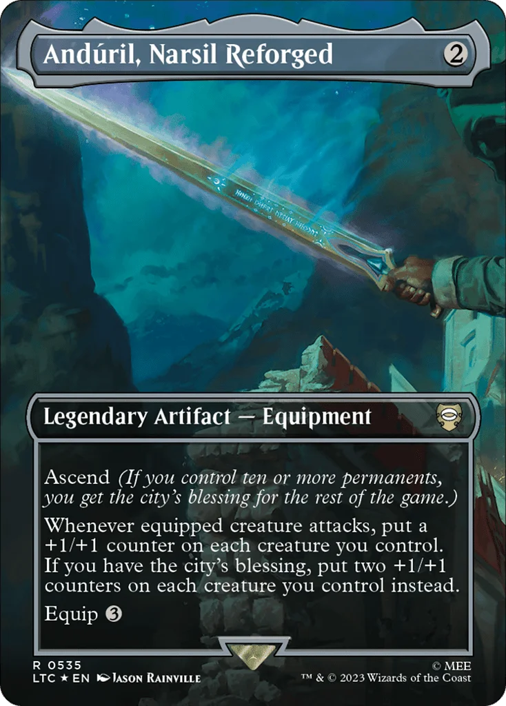 Andúril, Narsil Reforged · Tales of Middle-earth Commander