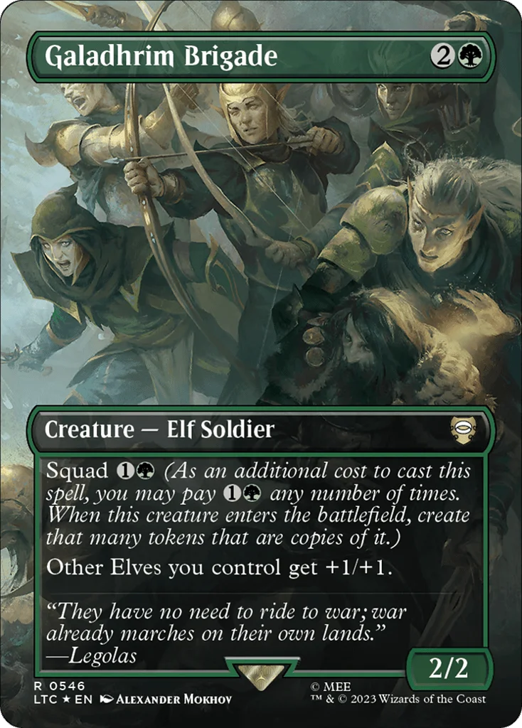 Galadhrim Brigade · Tales of Middle-earth Commander