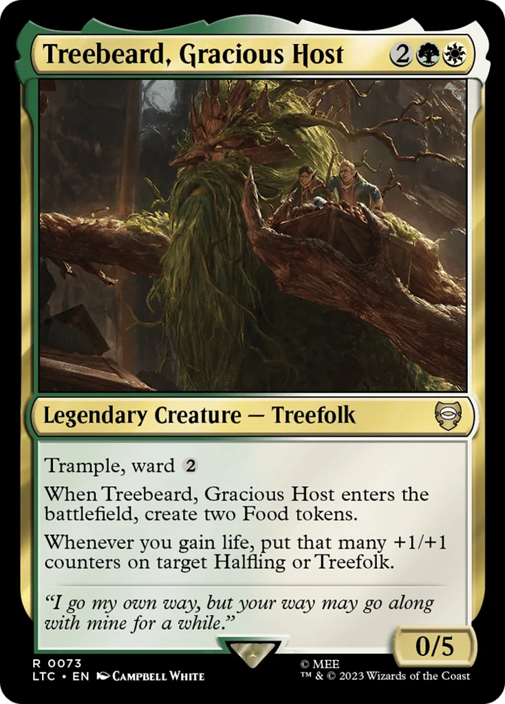 Treebeard, Gracious Host · Tales of Middle-earth Commander