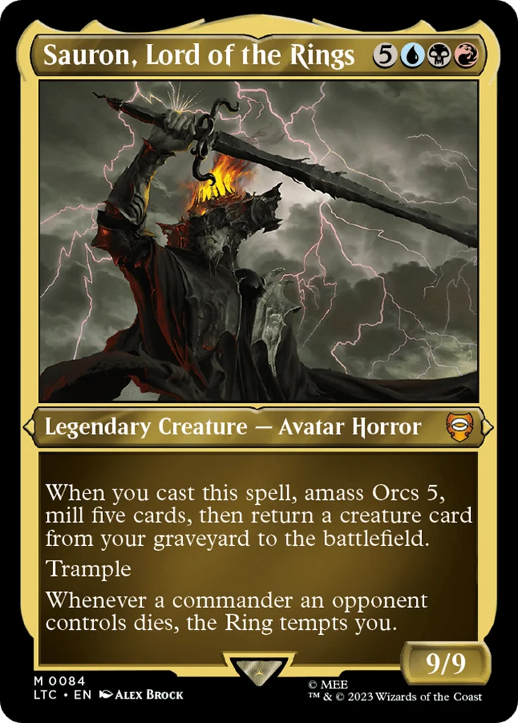Sauron, Lord of the Rings · Tales of Middle-earth Commander