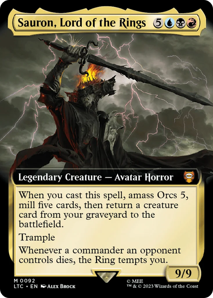 Sauron, Lord of the Rings · Tales of Middle-earth Commander