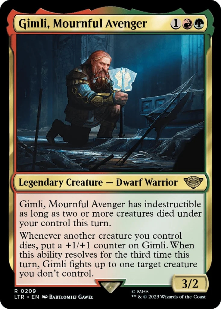 Gimli, Mournful Avenger · The Lord of the Rings: Tales of Middle-earth