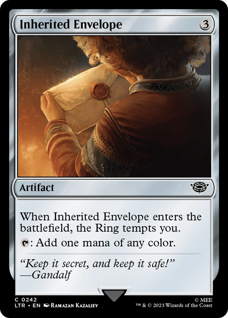 Inherited Envelope · The Lord of the Rings: Tales of Middle-earth