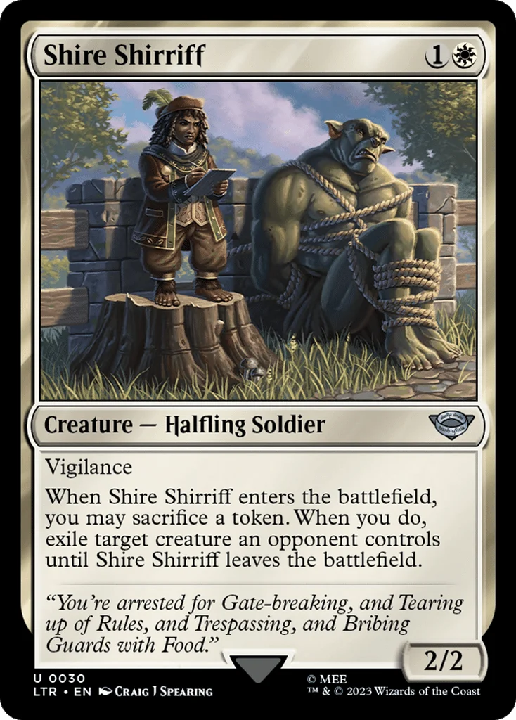Shire Shirriff · The Lord of the Rings: Tales of Middle-earth